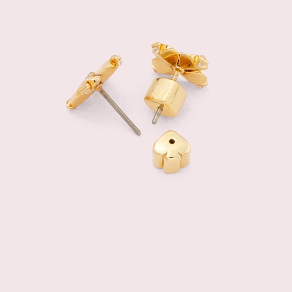 NWT KATE SPADE ♠️ FLOWER LEGACY LOGO FLOWER STUDS - Picture 3 of 8
